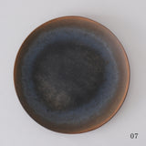 笠原りょうこ|焼締め 平皿(中)