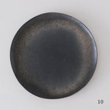 笠原りょうこ|焼締め 平皿(中)