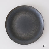 笠原りょうこ|焼締め 平皿(中)