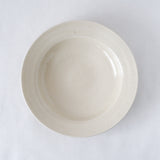渡邉和|白瓷 深リム皿