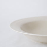 渡邉和|白瓷 深リム皿