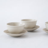 渡邉和|白瓷茶杯 中