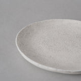 大橋睦|灰釉 楕円皿 小