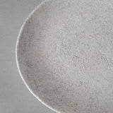 大橋睦|灰釉 楕円皿 小