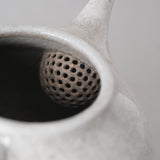 大橋睦|灰釉 ポット 中