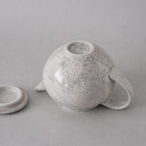 大橋睦|灰釉 ポット 中