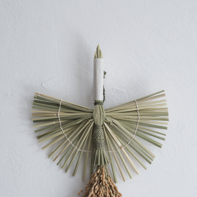 【受注商品】榊麻美植物研究所｜草飾り 鶴（12月末までにお届け）