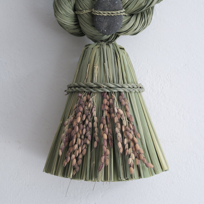 【受注商品】榊麻美植物研究所｜石の輪飾り 太（12月末までにお届け）