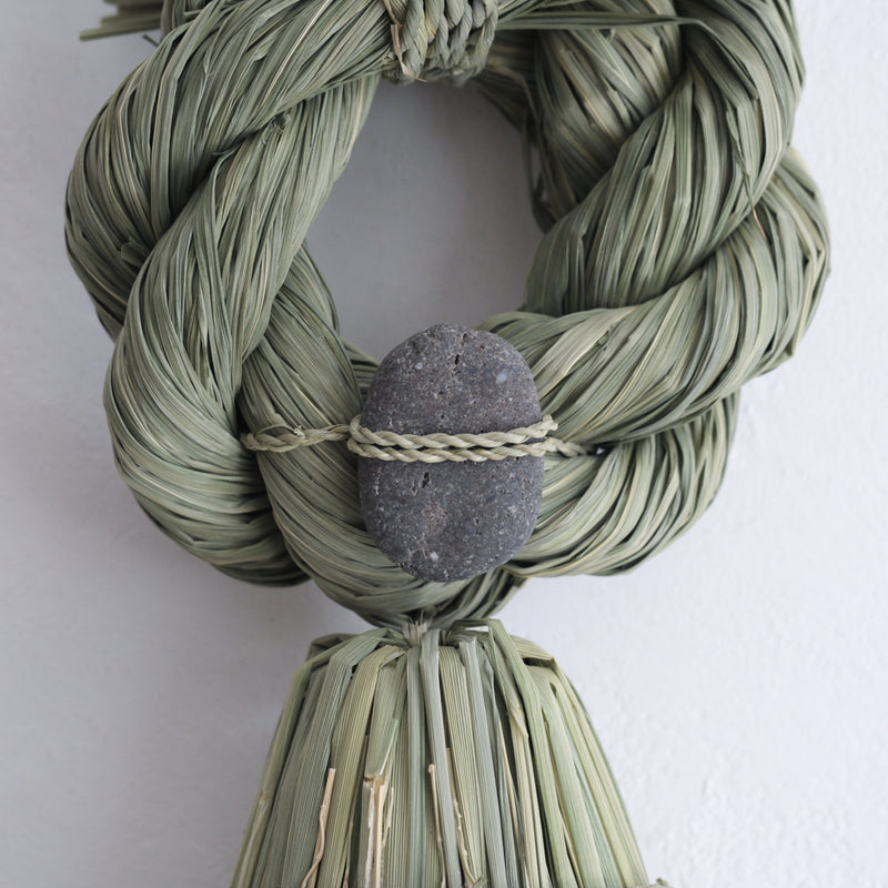 【受注商品】榊麻美植物研究所｜石の輪飾り 太（12月末までにお届け）