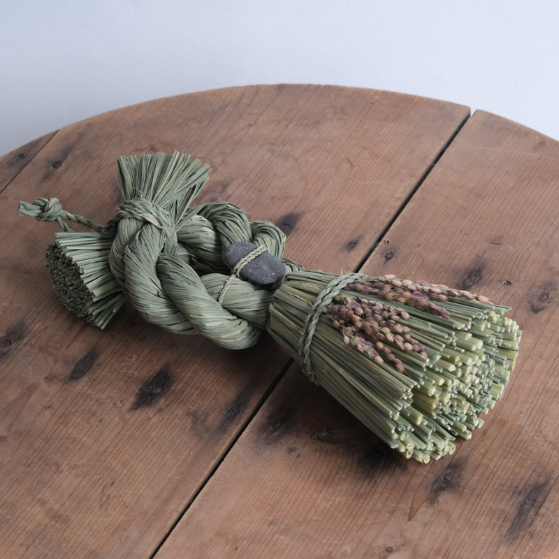 【受注商品】榊麻美植物研究所｜石の輪飾り 太（12月末までにお届け）