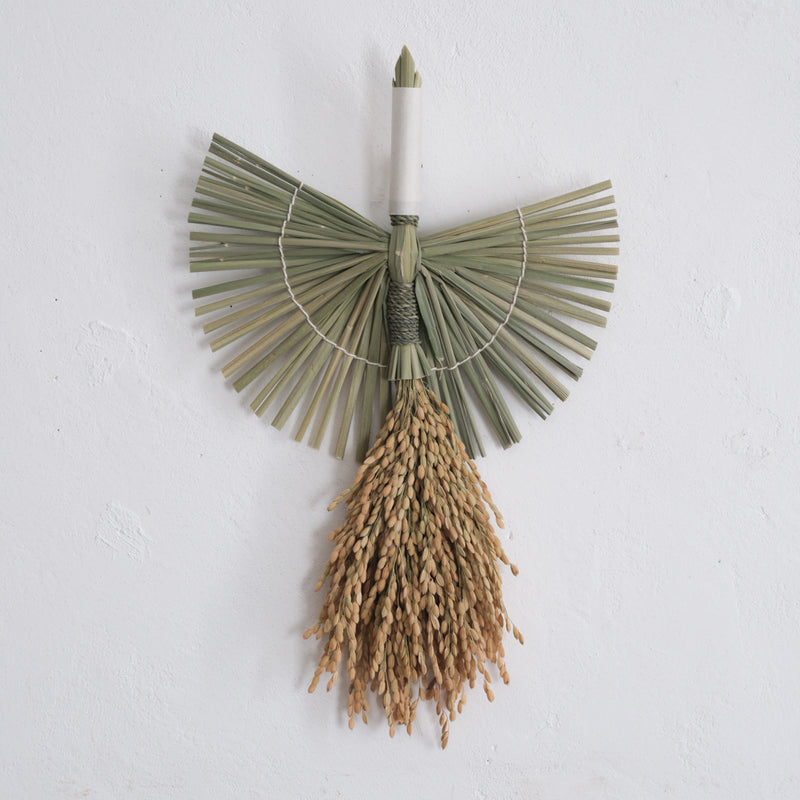 【受注商品】榊麻美植物研究所｜草飾り 鶴（12月末までにお届け）