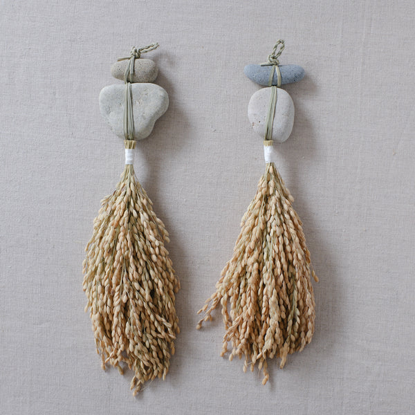 榊麻美植物研究所｜石のお守り　二連