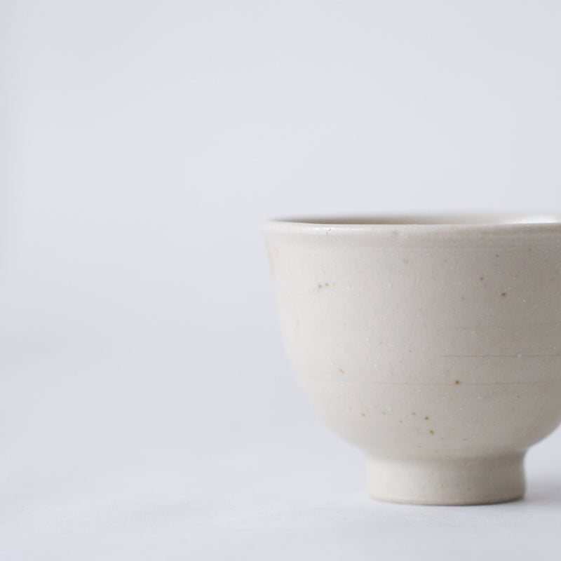 渡邉和｜白瓷茶杯　小