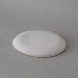 大橋睦｜灰釉 楕円皿　小